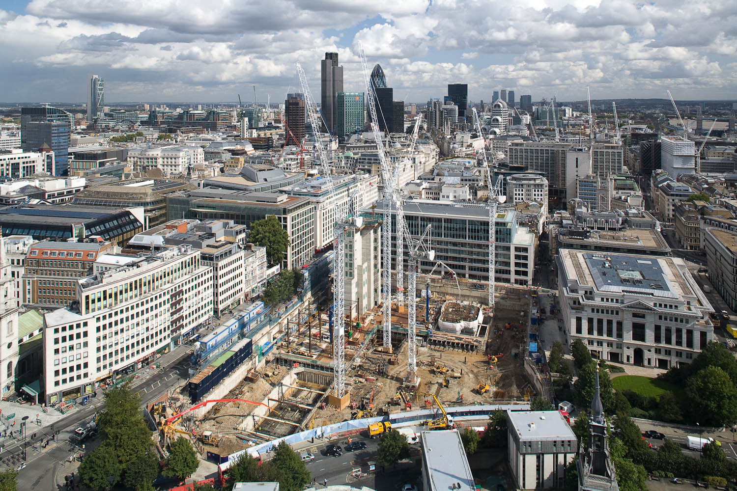 One New Change, Construction Site, Ove Arup & Partners