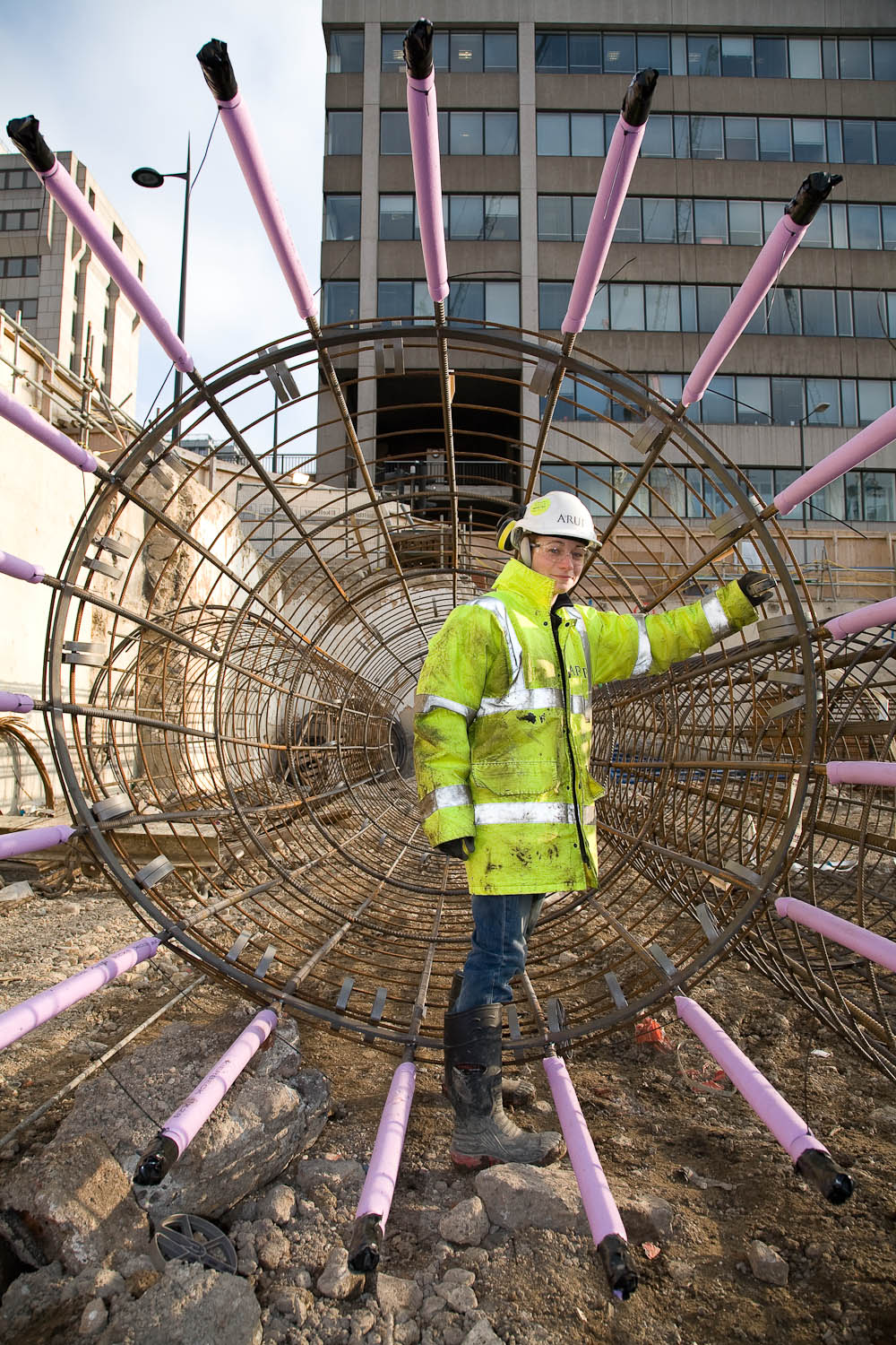 Geotechnical Site, Corporate Portraiture, Ove Arup & Partners 
