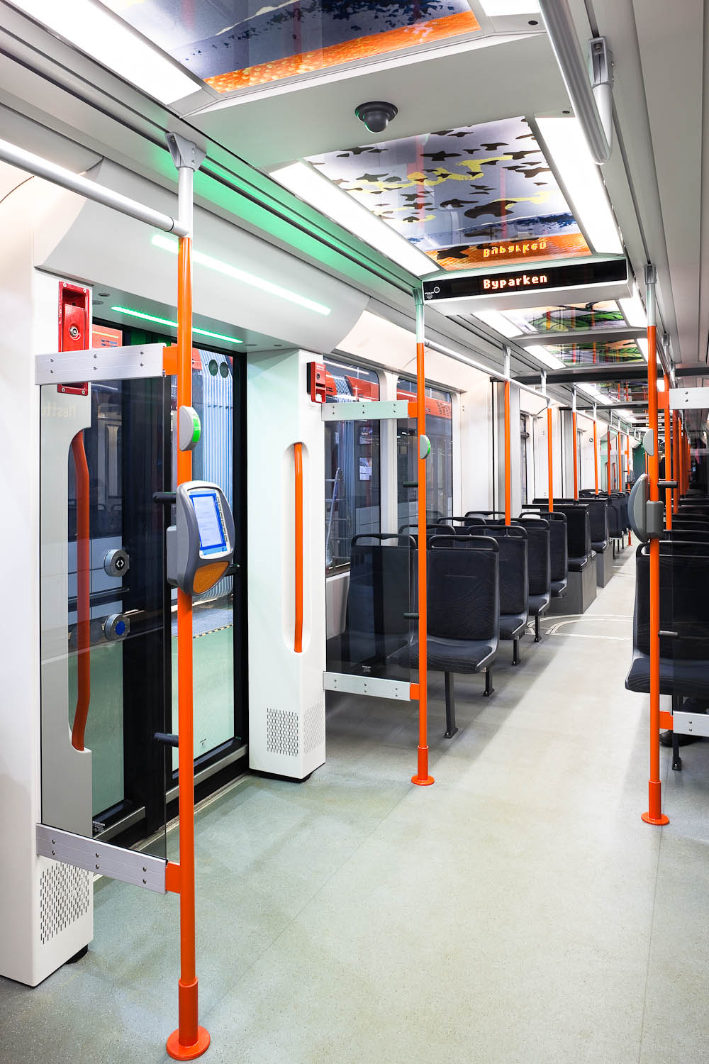 Bybanen Light Railway, Fuggibaggi Design, Bergen, Norway