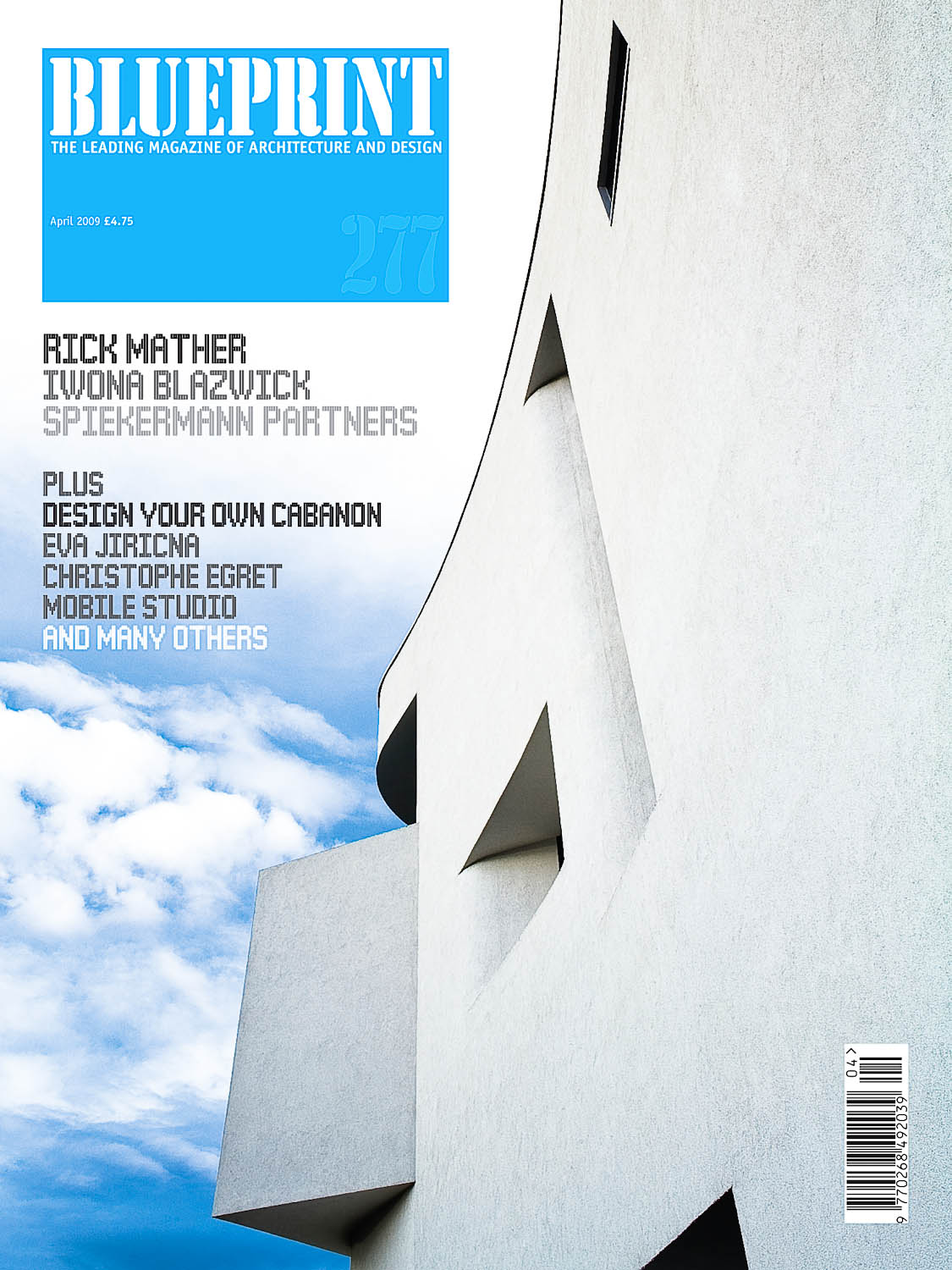 BLUEPRINT Magazine Feature, April 2009
