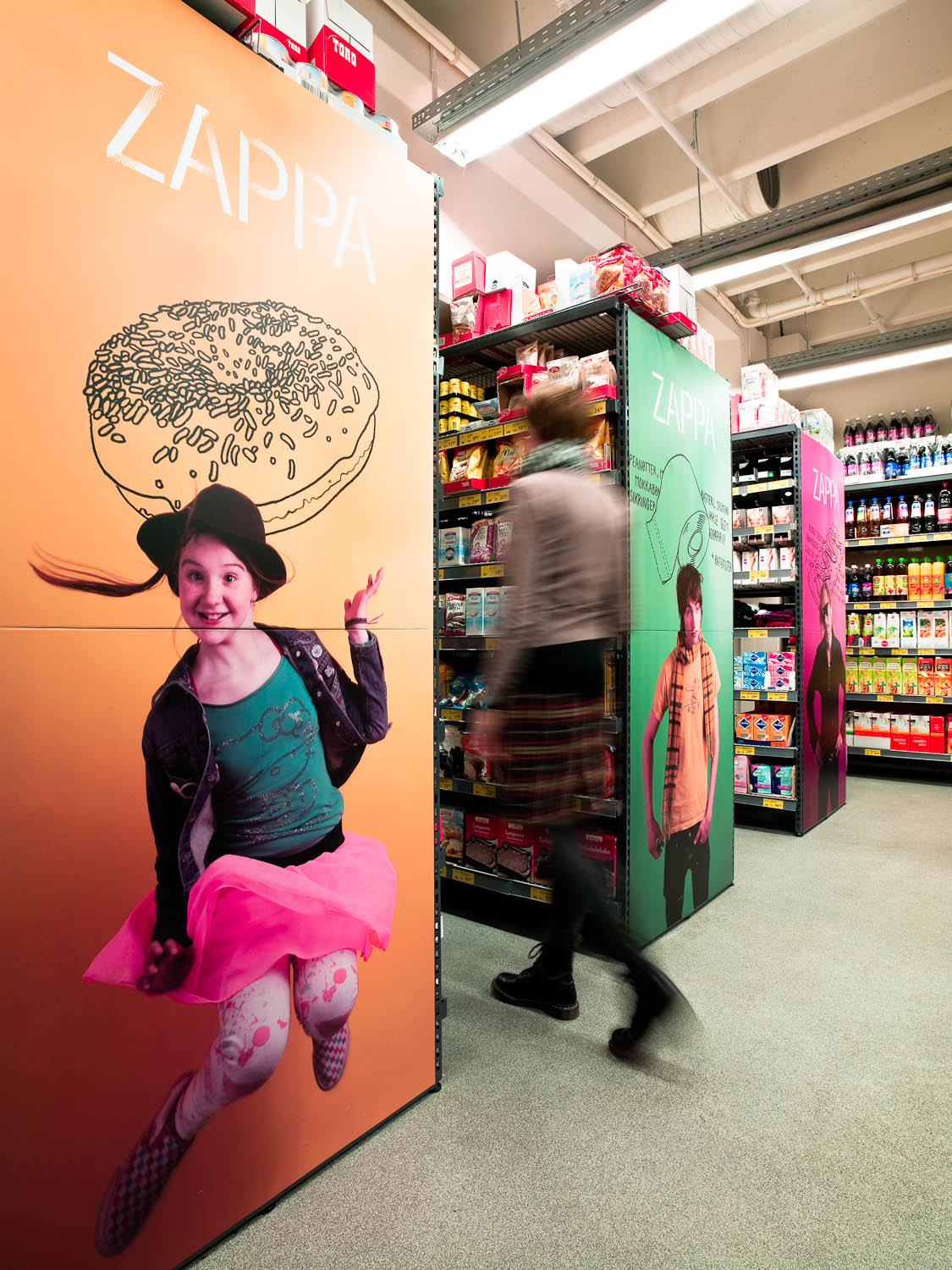 Safari & Zappa Supermarkets, Bergen, Norway, Fuggibaggi Design