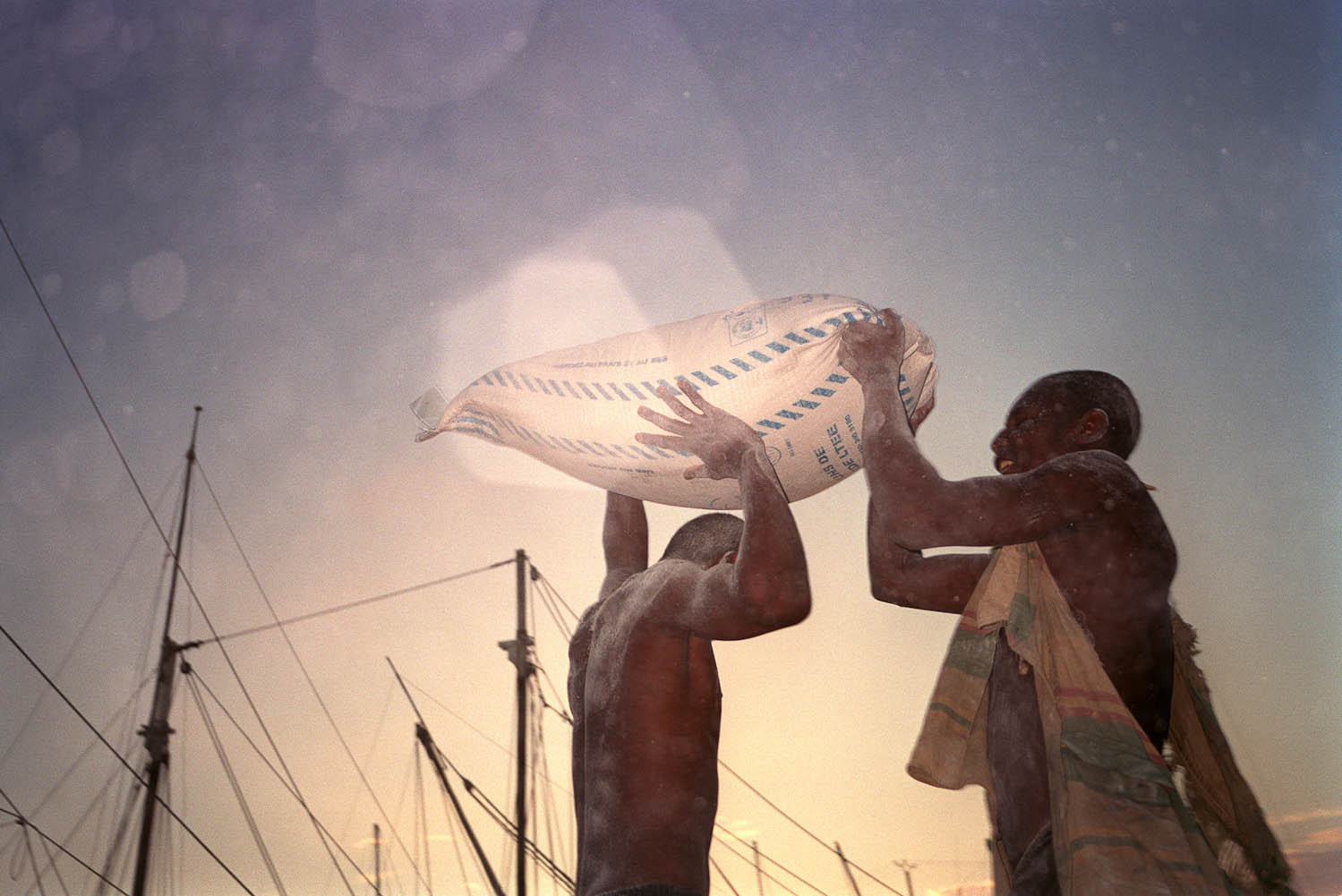 Dock Workers, Majunga, Madagascar